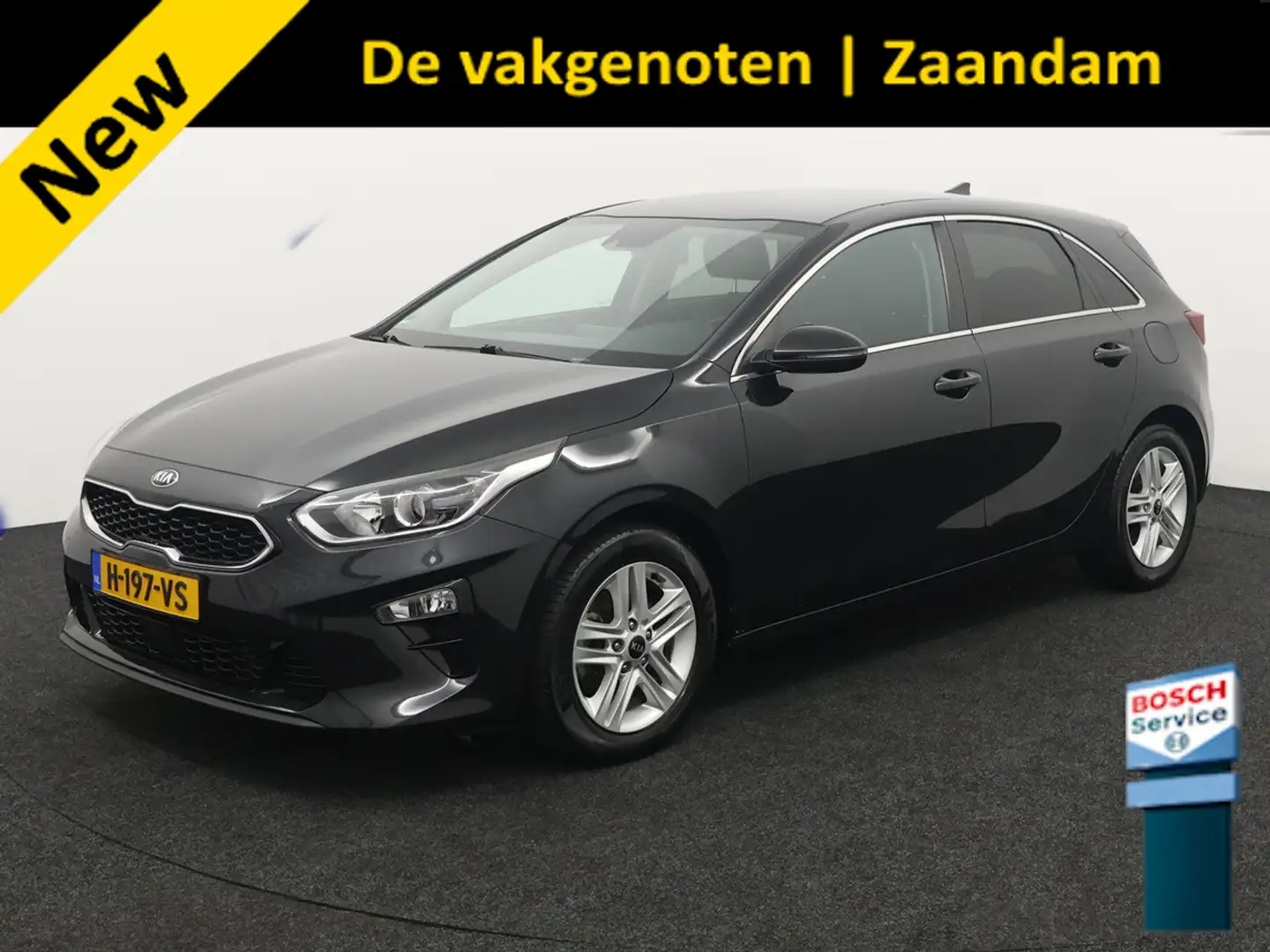 Kia Ceed / cee'd 1.0 T-GDi DynamicPlusLine Zwart - 1