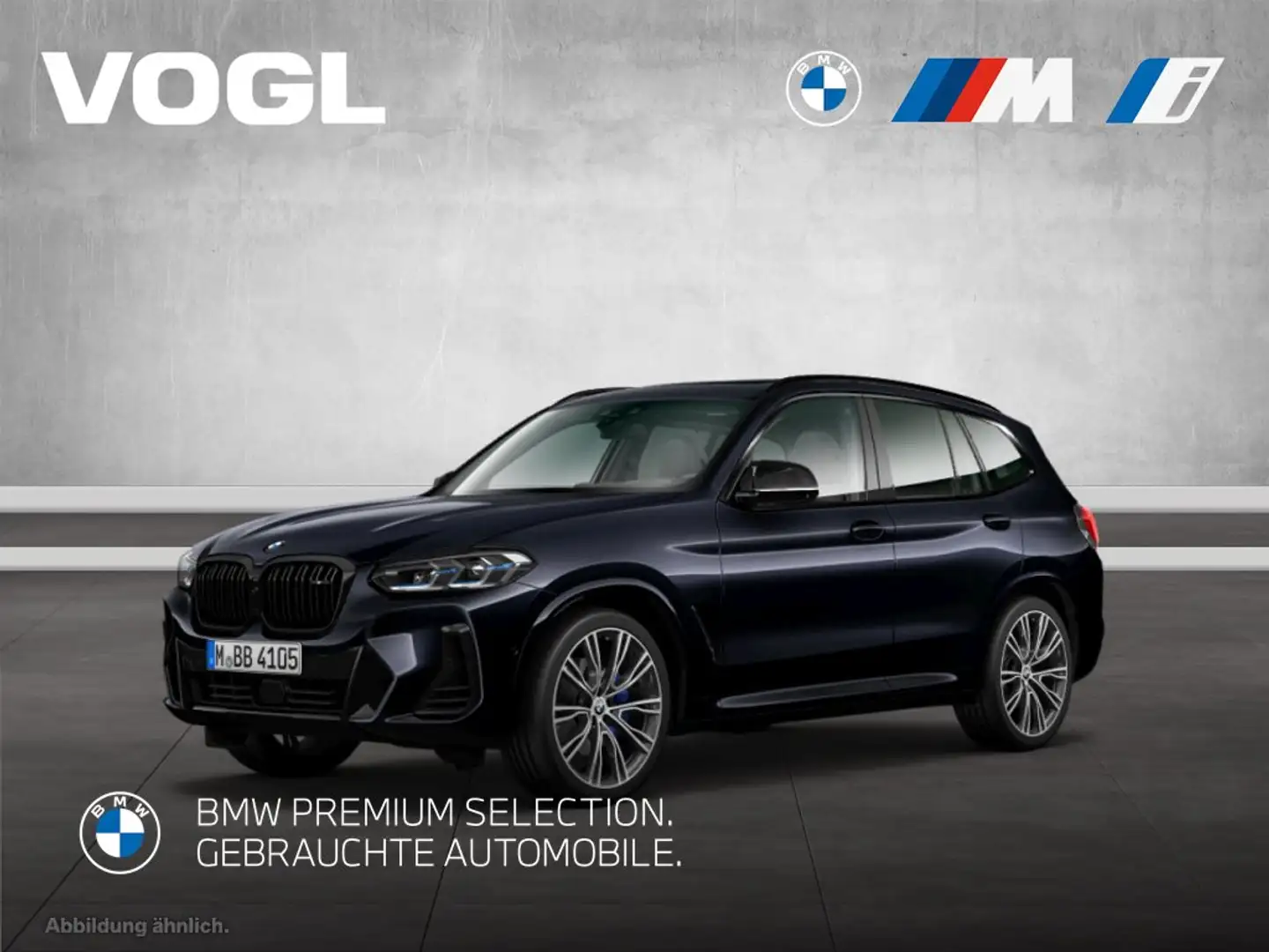 BMW X3 M 40i  elektr. Panoramadach  Klimaautomatik Schwarz - 1