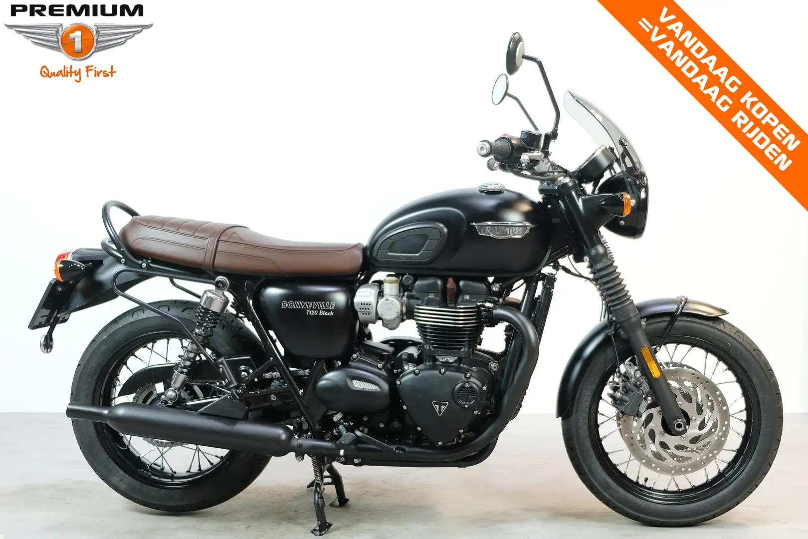 Triumph Bonneville T120 BLACK Negru - 1
