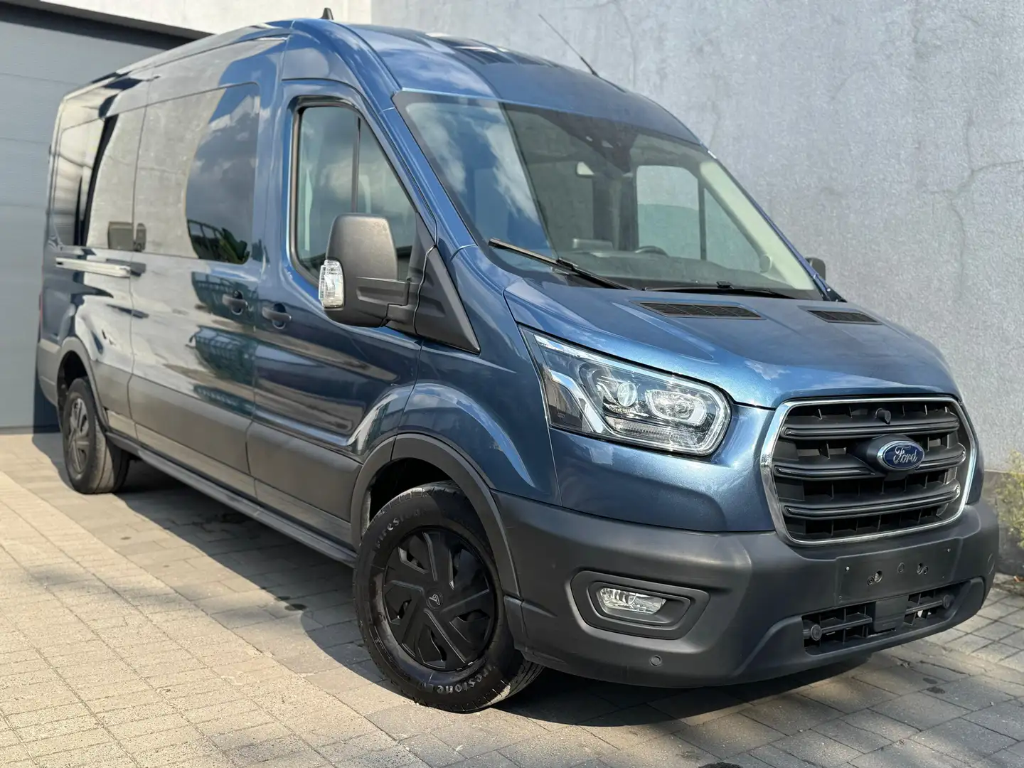 Ford Transit Transit 2.0 TDCi L3H2 9 ZITPLAATSEN AUTOMAAT Bleu - 1