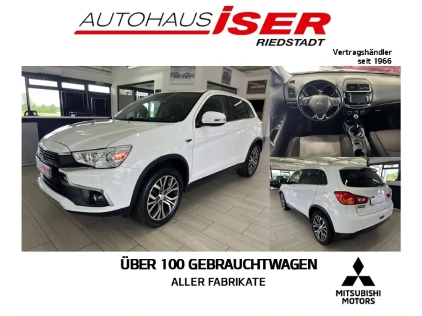 Mitsubishi ASX Diamant Edition 2WD Klimaautom SHZ Temp BT Blanc - 1