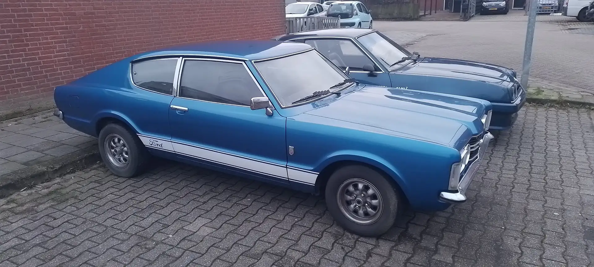 Ford Taunus xl automatic coupe Bleu - 1