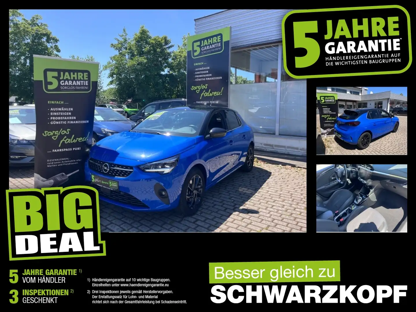 Opel Corsa F 1.2 Turbo Blau - 1