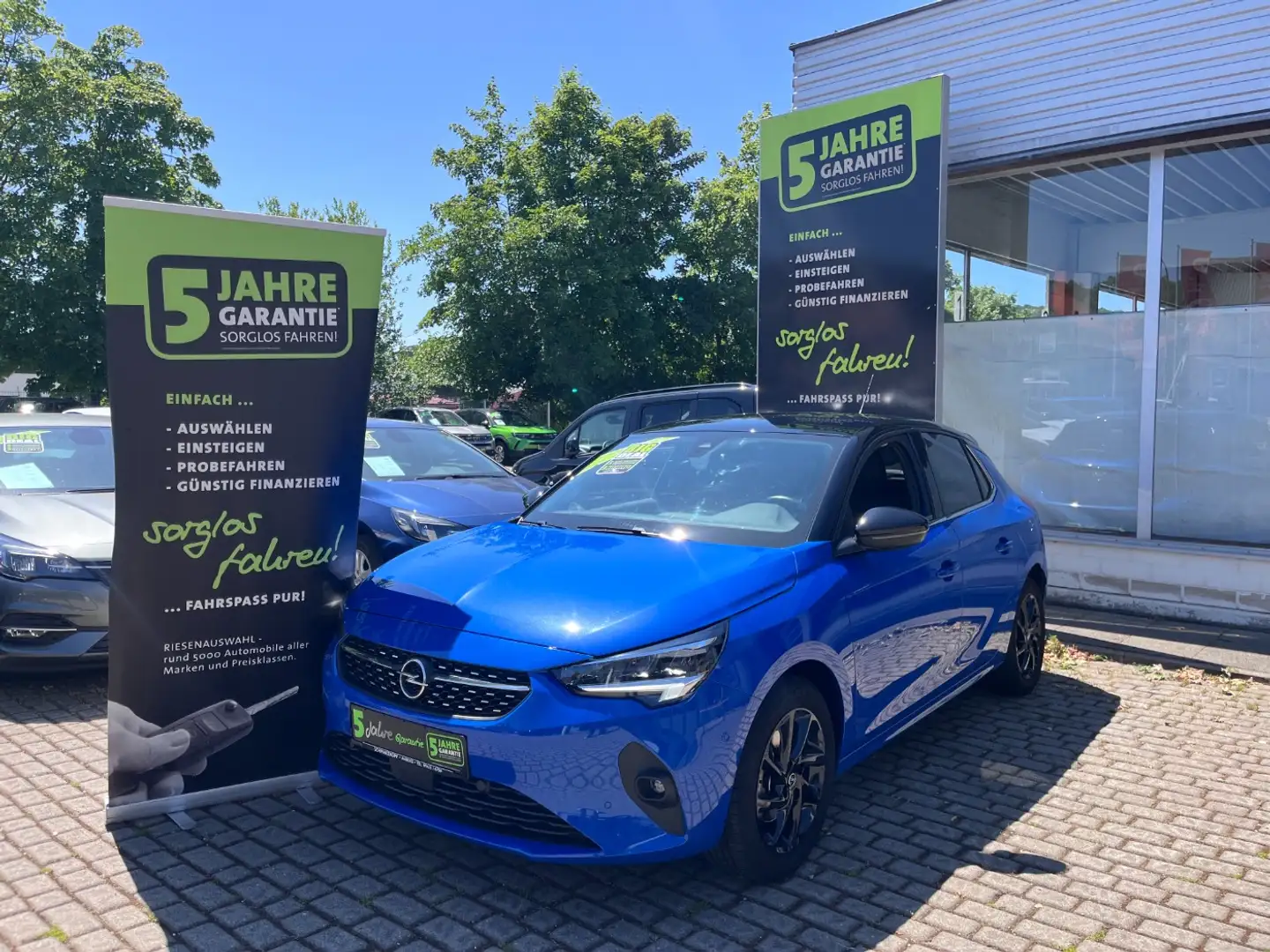 Opel Corsa F 1.2 Turbo Blau - 2