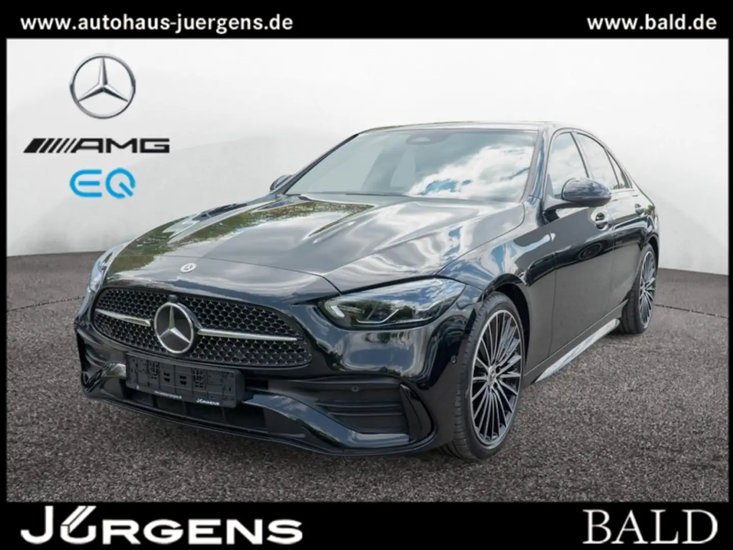 Mercedes-Benz C 180 AMG-Sport/LED/Cam/Night/Ambiente/DAB/19' Zwart - 1