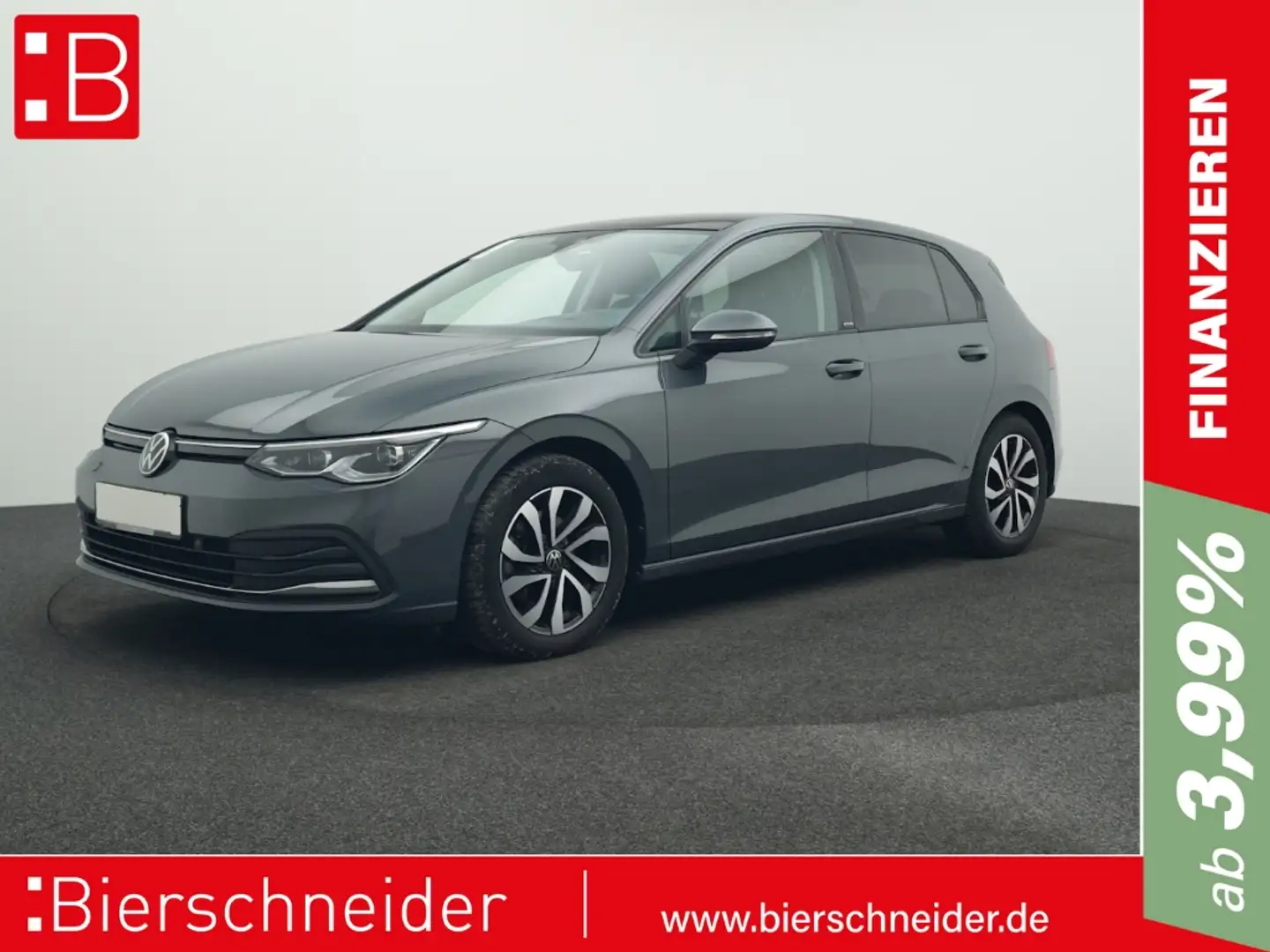 Volkswagen Golf 8 2.0 TDI DSG Active 5-J-GAR PANO AHK HuD ACC Grau - 1