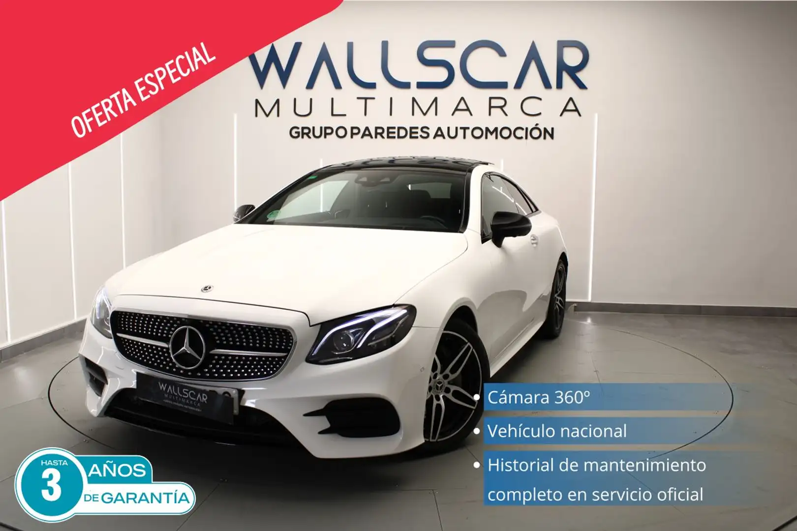 Mercedes-Benz E 220 Coupé d Blanc - 1