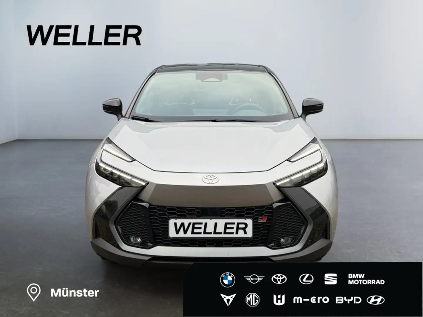 Toyota C-HR 2.0 Hybrid AWD GR SPORT *LED*19''*JBL*RCam* Argent - 2