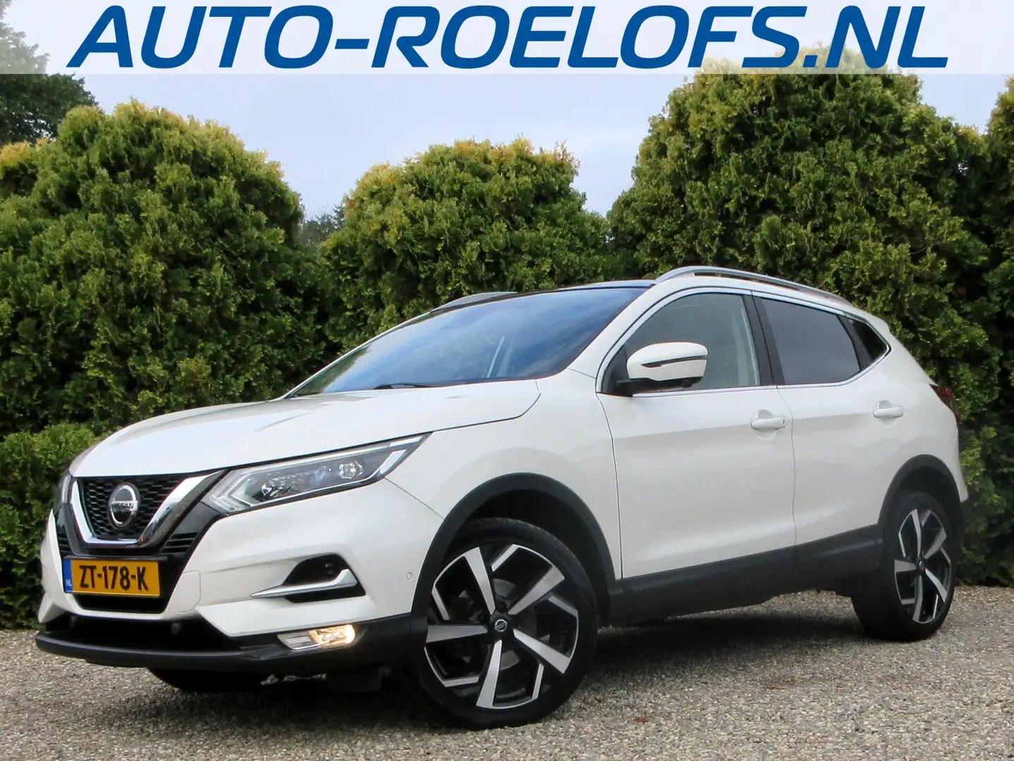 Nissan Qashqai 1.2 Tekna*Navi*360cam*Pano. dak* Weiß - 1