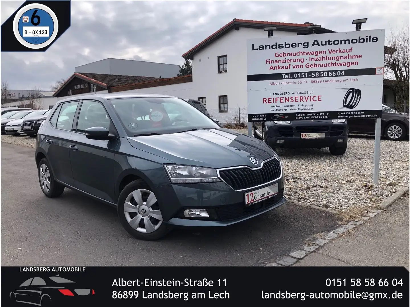Skoda Fabia 1.0 MPI Ambition*Klima*Sitzheizung Gris - 1