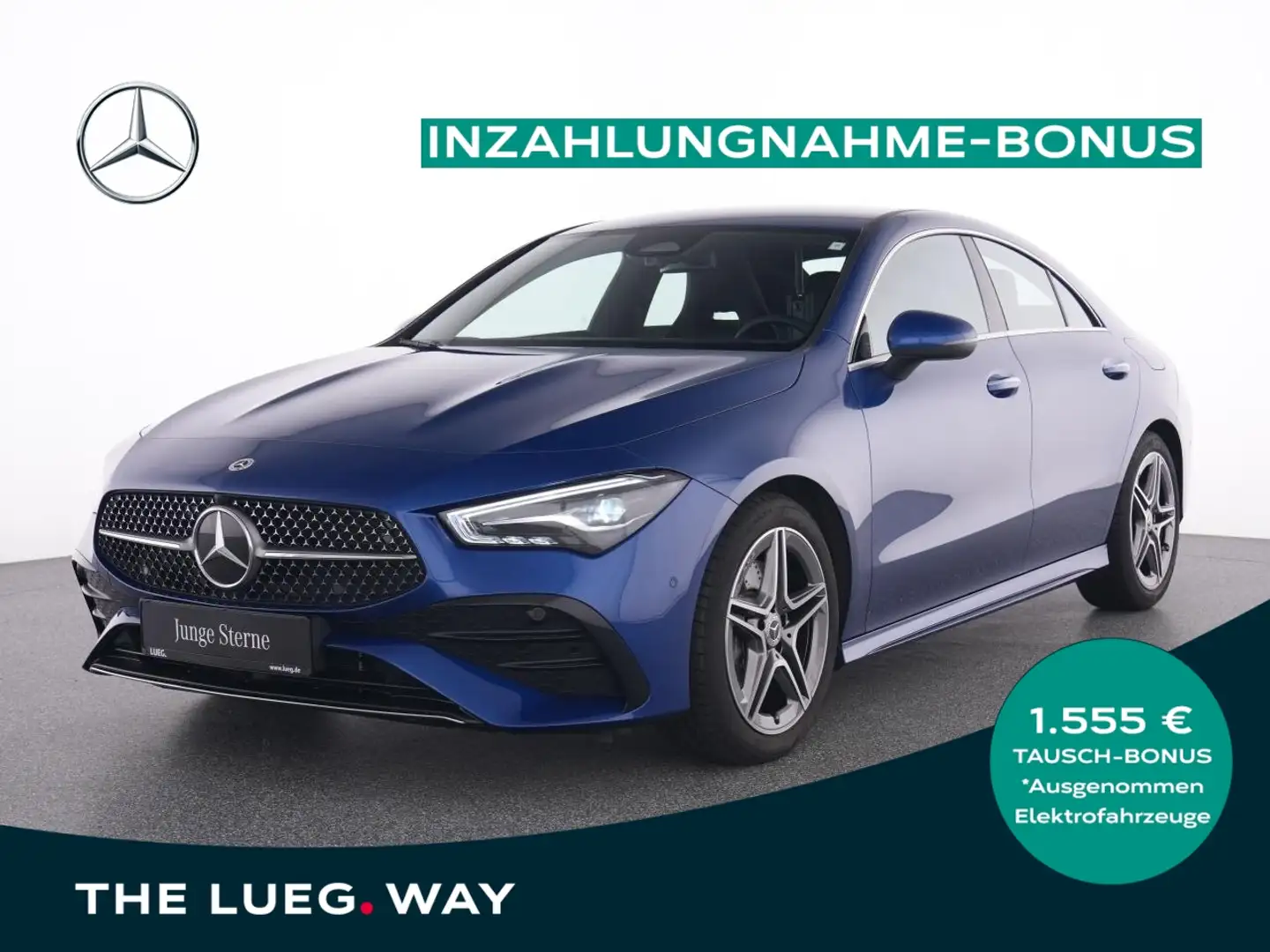 Mercedes-Benz CLA 200 AMG+MBUX+Sthz+LED-HP+Sound+KeyGo+Tot+RFK Modrá - 1