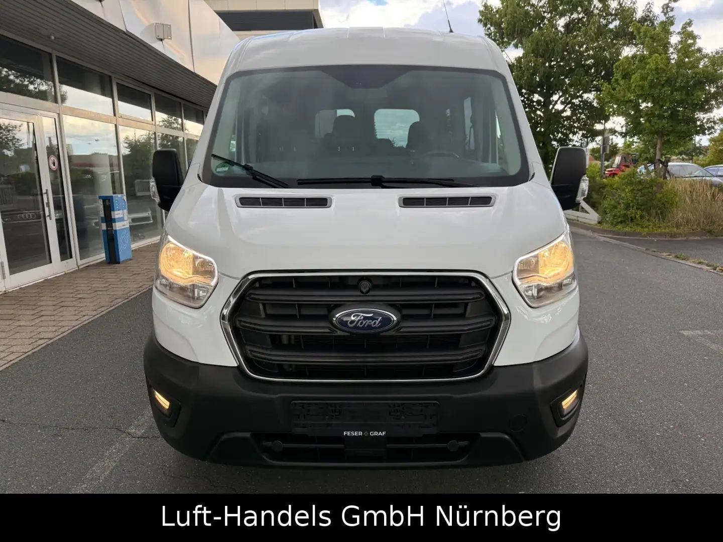 Ford Transit Kombi 350 L2 Trend 9Sitzer Klima Webasto Weiß - 2