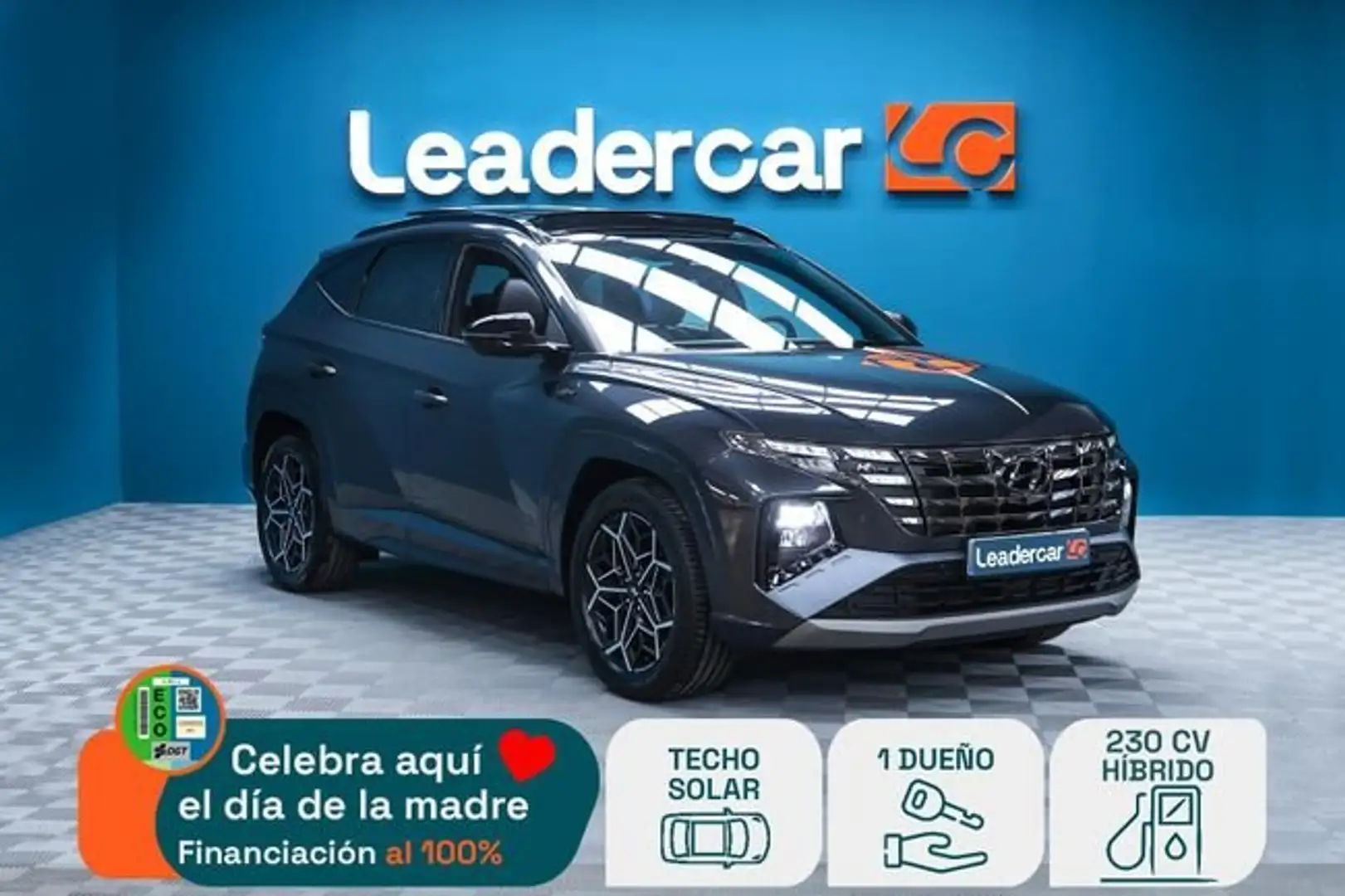Hyundai TUCSON 1.6 TGDI HEV Nline Sky AT Gris - 1