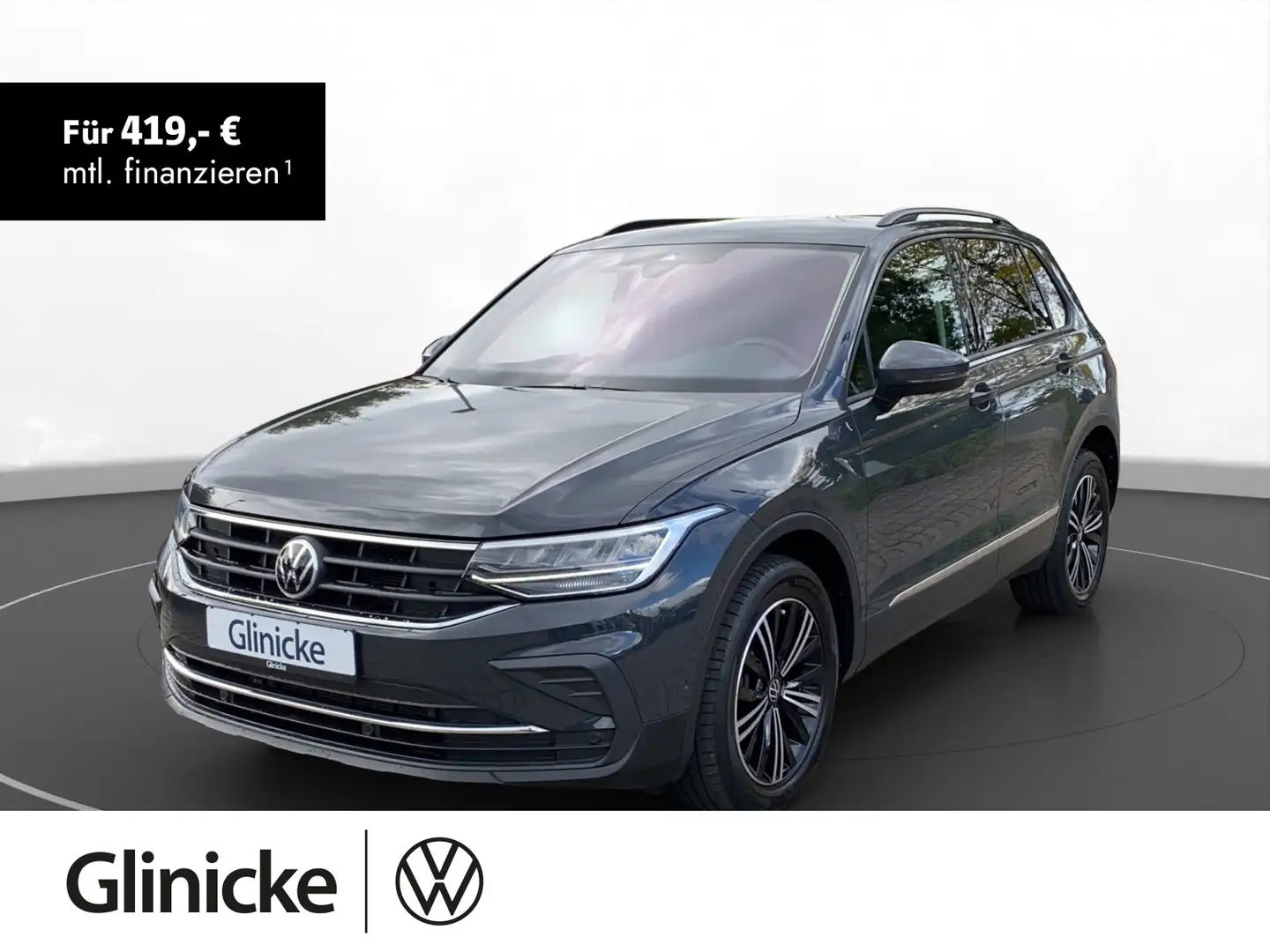 Volkswagen Tiguan Life 4Motion 2.0 TDI DSG AHK Navi KAM LED Grau - 1