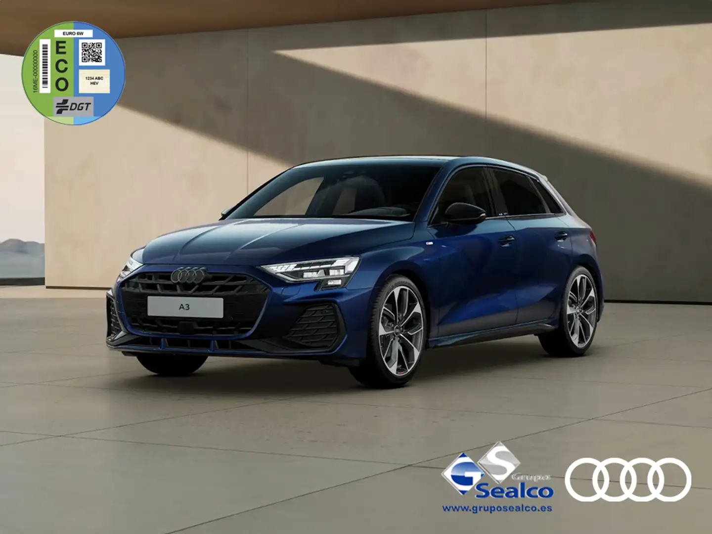 Audi A3 Sportback 35 TFSI Black line edition S tronic Azul - 1
