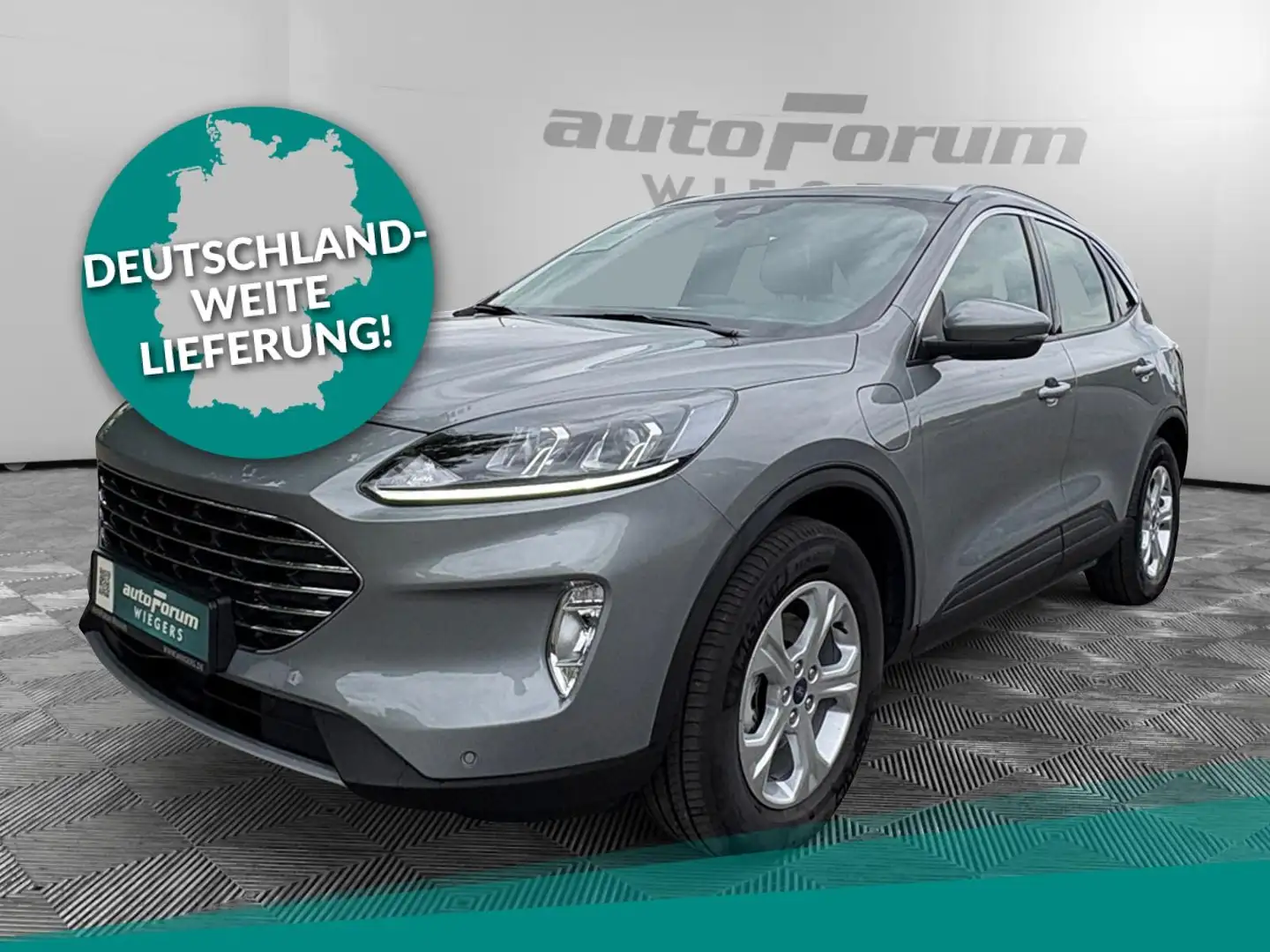 Ford Kuga 2.5 PHEV Titanium Aut.+Navi+Kamera+AHK Plateado - 1