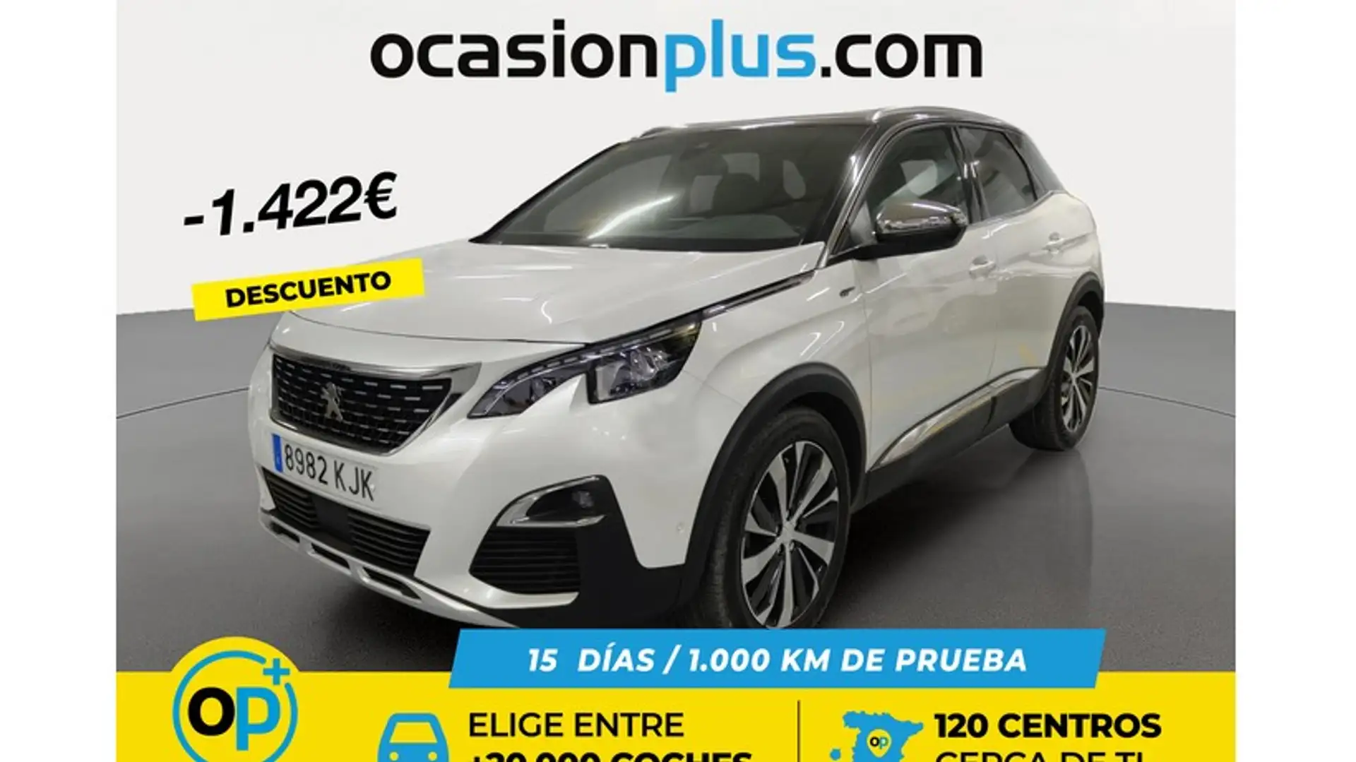 Peugeot 3008 2.0BlueHDi GT S&S EAT8 180 Blanco - 1