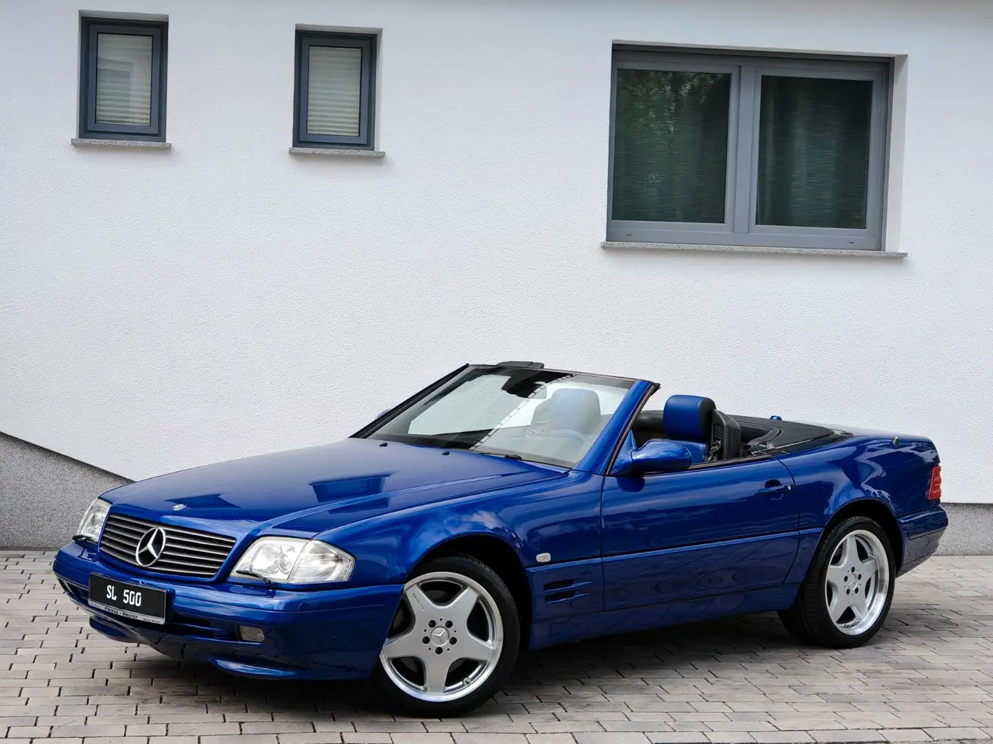 Mercedes-Benz SL 500 DESIGNO | MOPF II | 68 TKM | SAMMLERWAGEN Albastru - 2