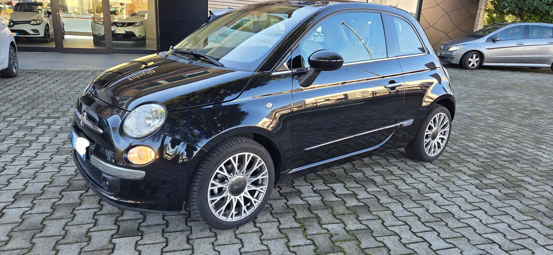 Fiat 500 500 III 1.3 mjt 16v Lounge 95cv Nero - 1