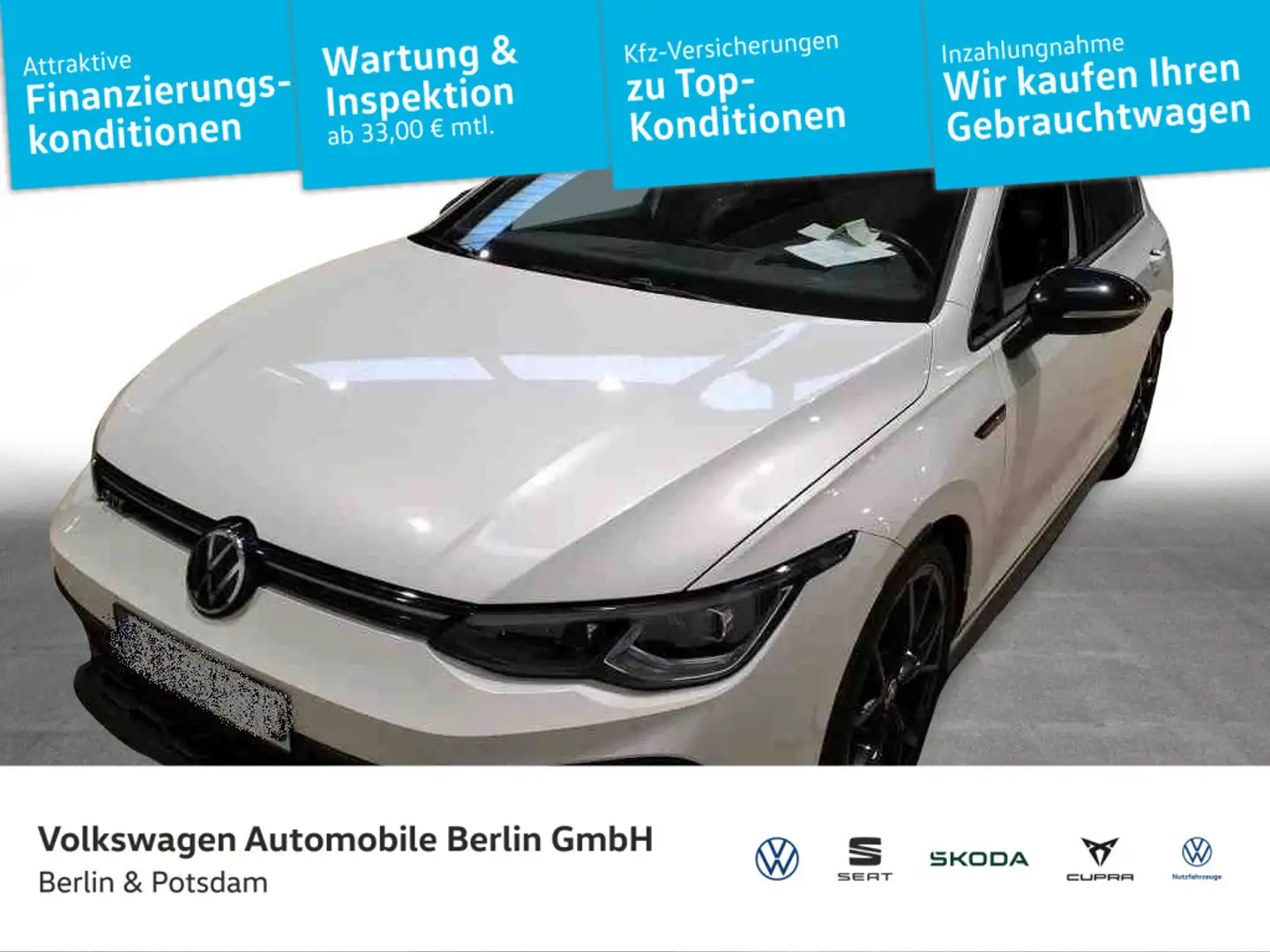 Volkswagen Golf GTI Golf VIII GTI 2.0TSI DSG Clubsport P-DACH H&K NA Weiß - 1