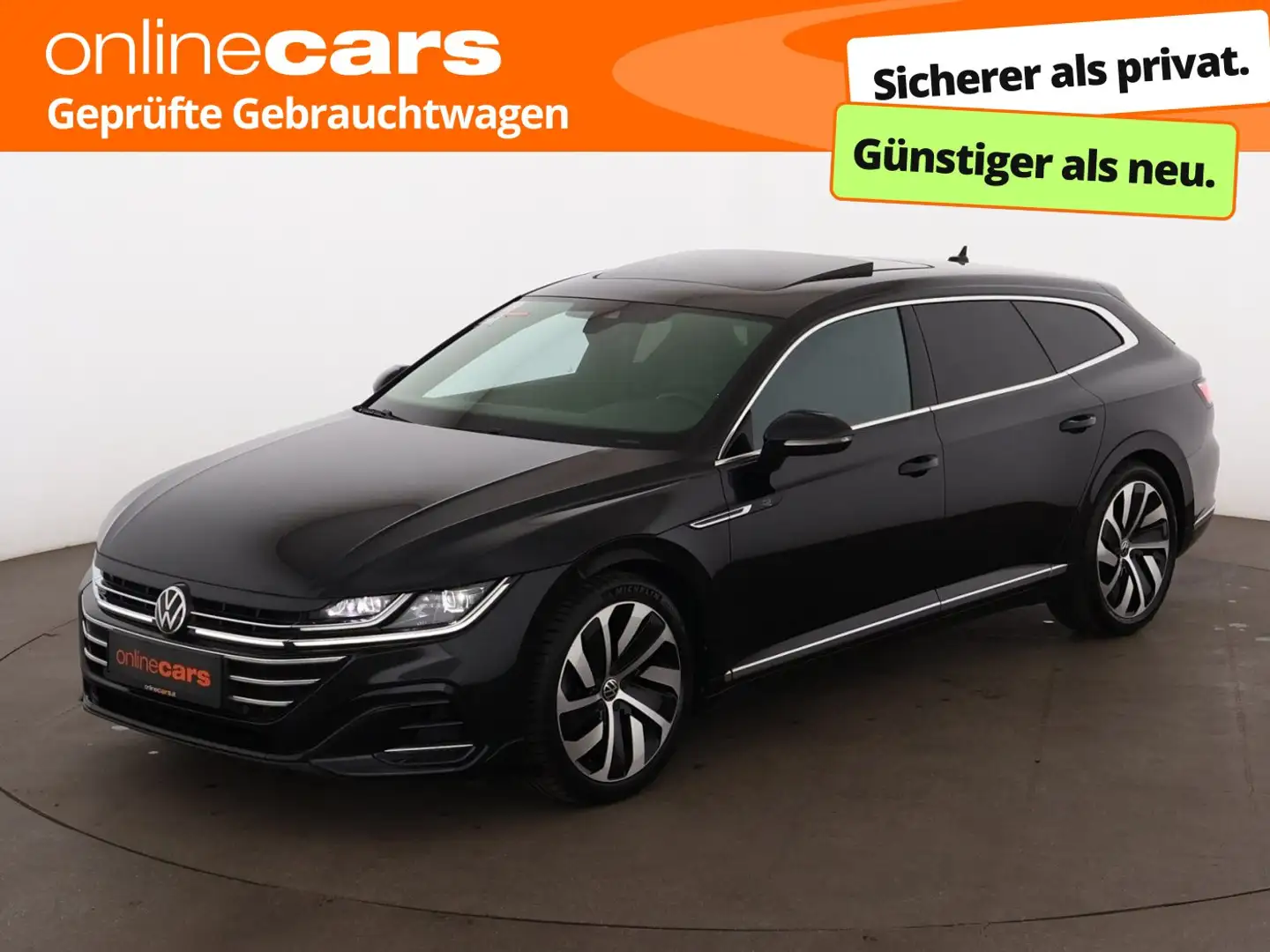 Volkswagen Arteon SB 2.0 TDI R-Line Aut MATRIX SKY 360-CAM Schwarz - 1