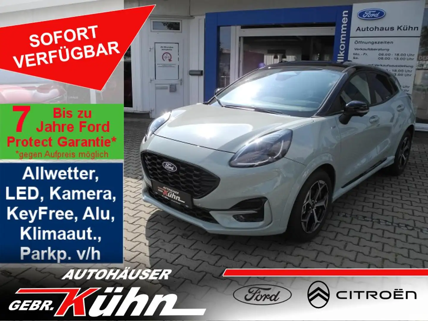 Ford Puma 1.0 Hybrid ST-LINE - iACC, TW. Ass., eHeck., LED Grau - 1