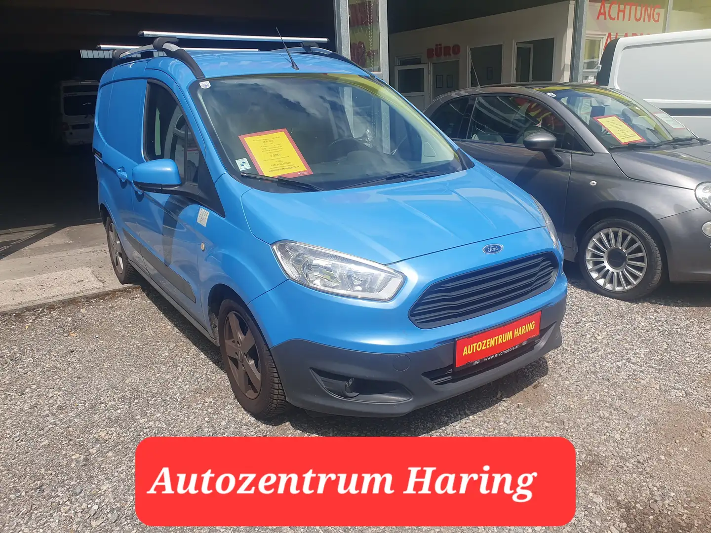 Ford Transit Courier NUR 62.000 km PICKERL bis 6/2027 Ohne Anz. 129.- Blau - 1