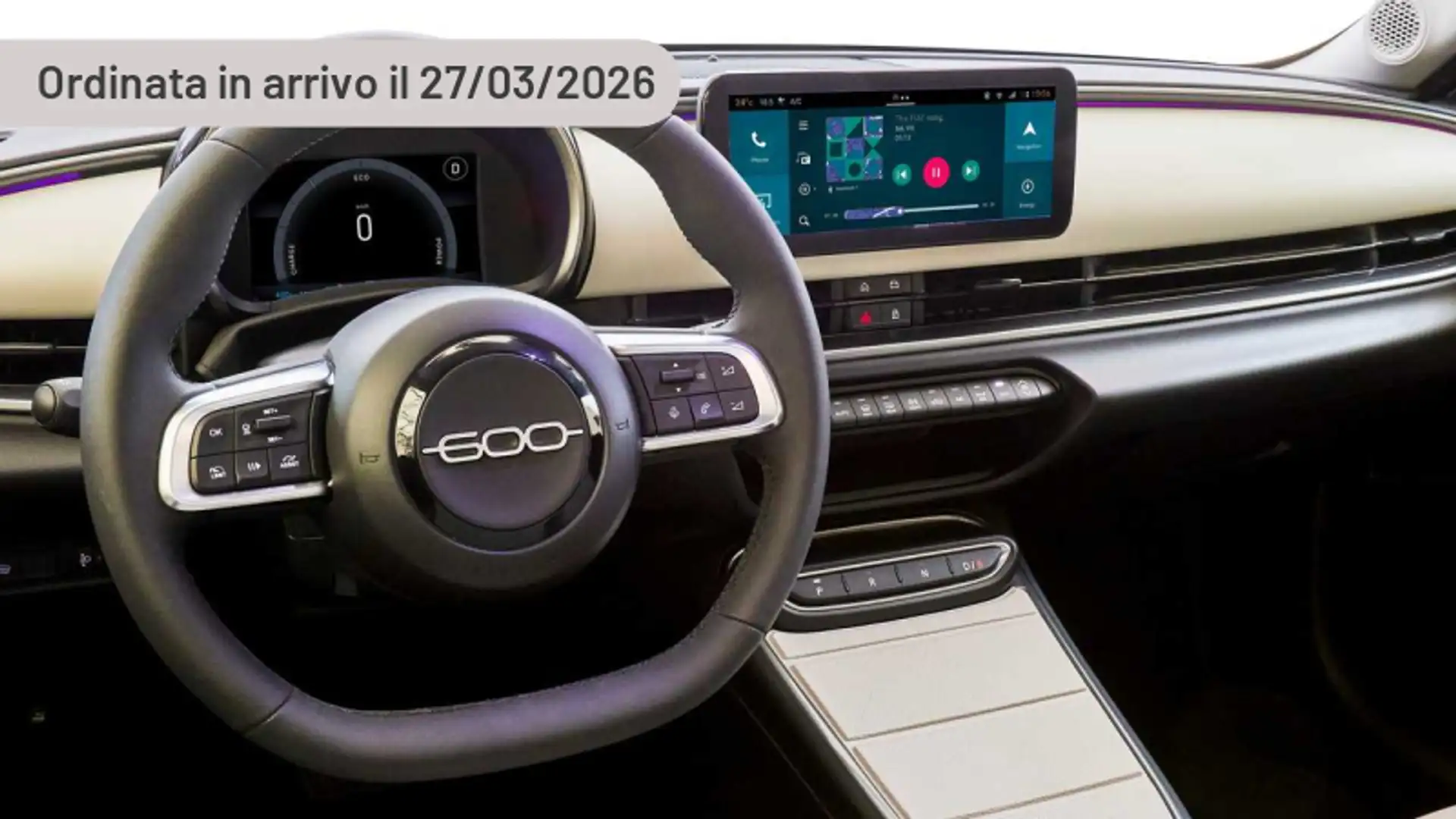 Fiat 600 Hybrid 110 CV DCT MHEV La Prima Argento - 1