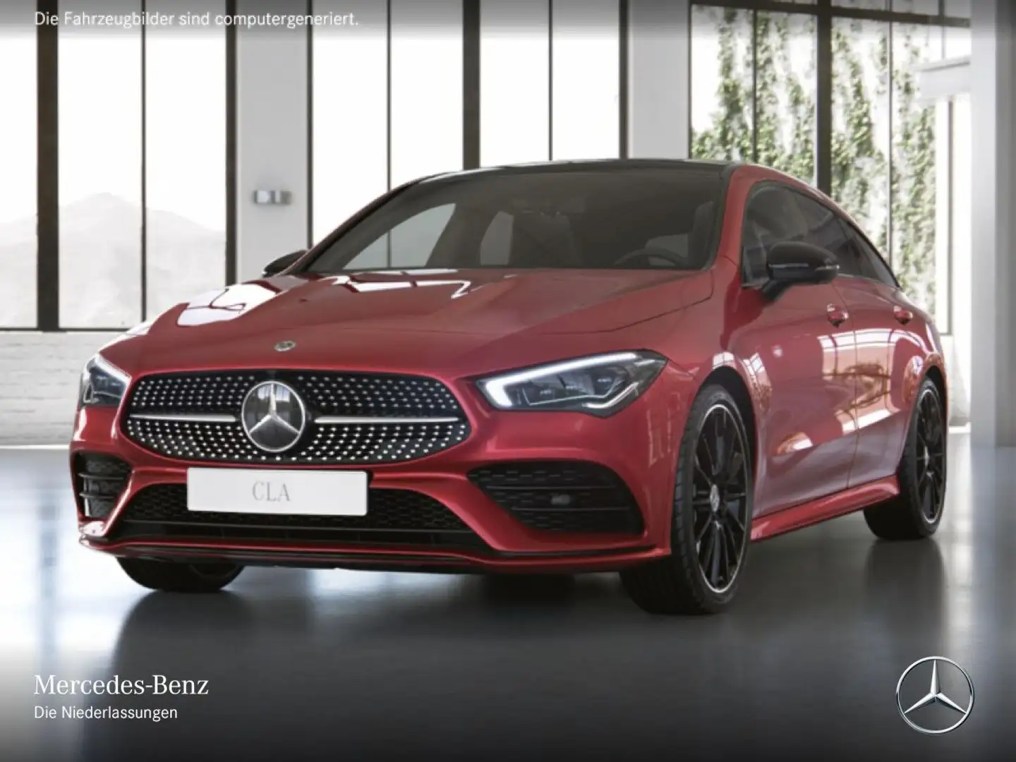 Mercedes-Benz CLA 250 e AMG+NIGHT+PANO+360°+AHK+MULTIBEAM+19" Rot - 2