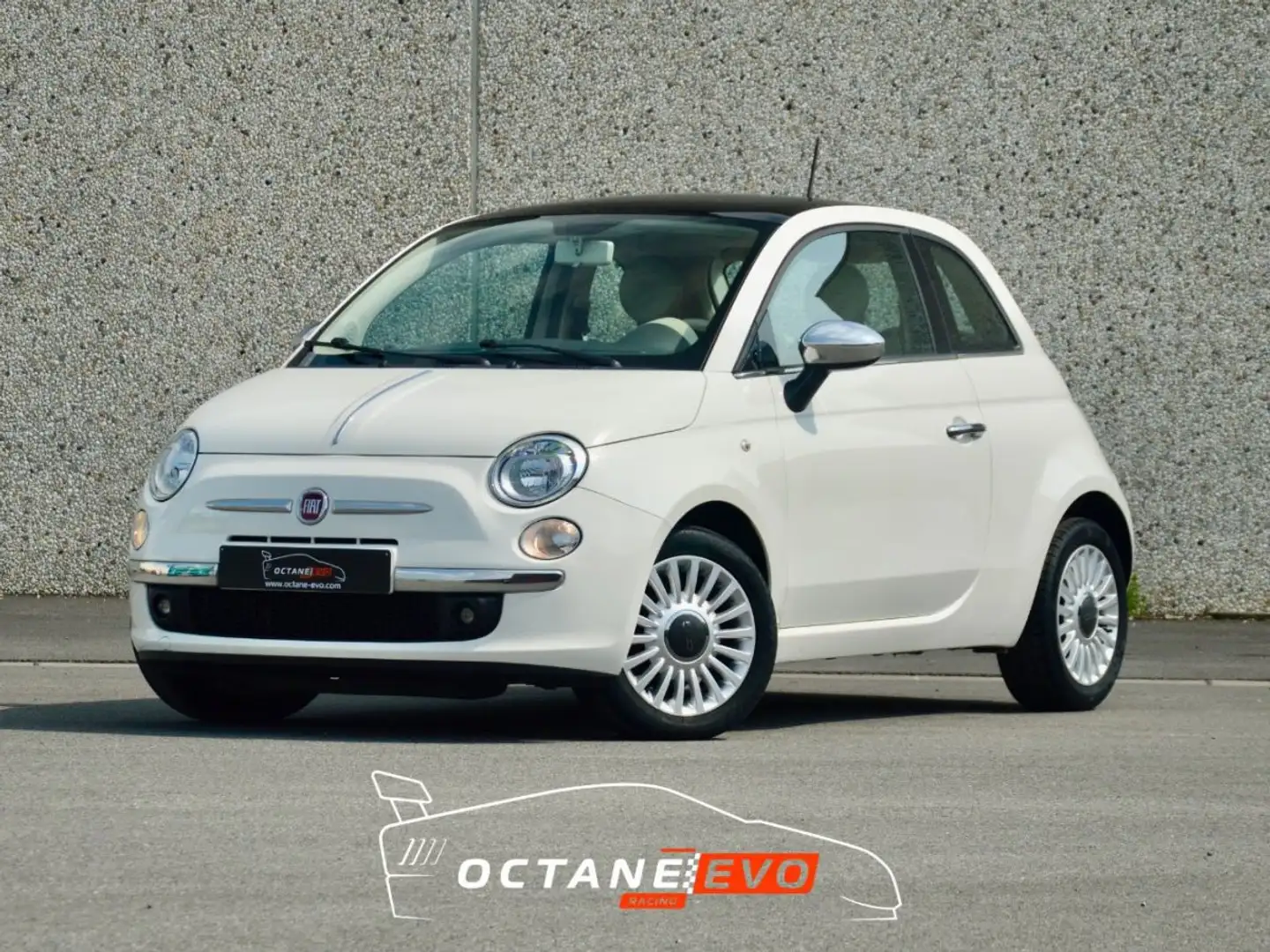 Fiat 500 Lounge Blanc - 1