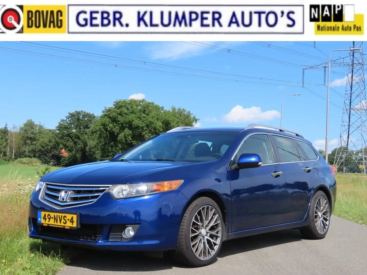Honda Accord 2.0i Special Edition Aut., Navi, Cruise, ECC, Haak Blauw - 1