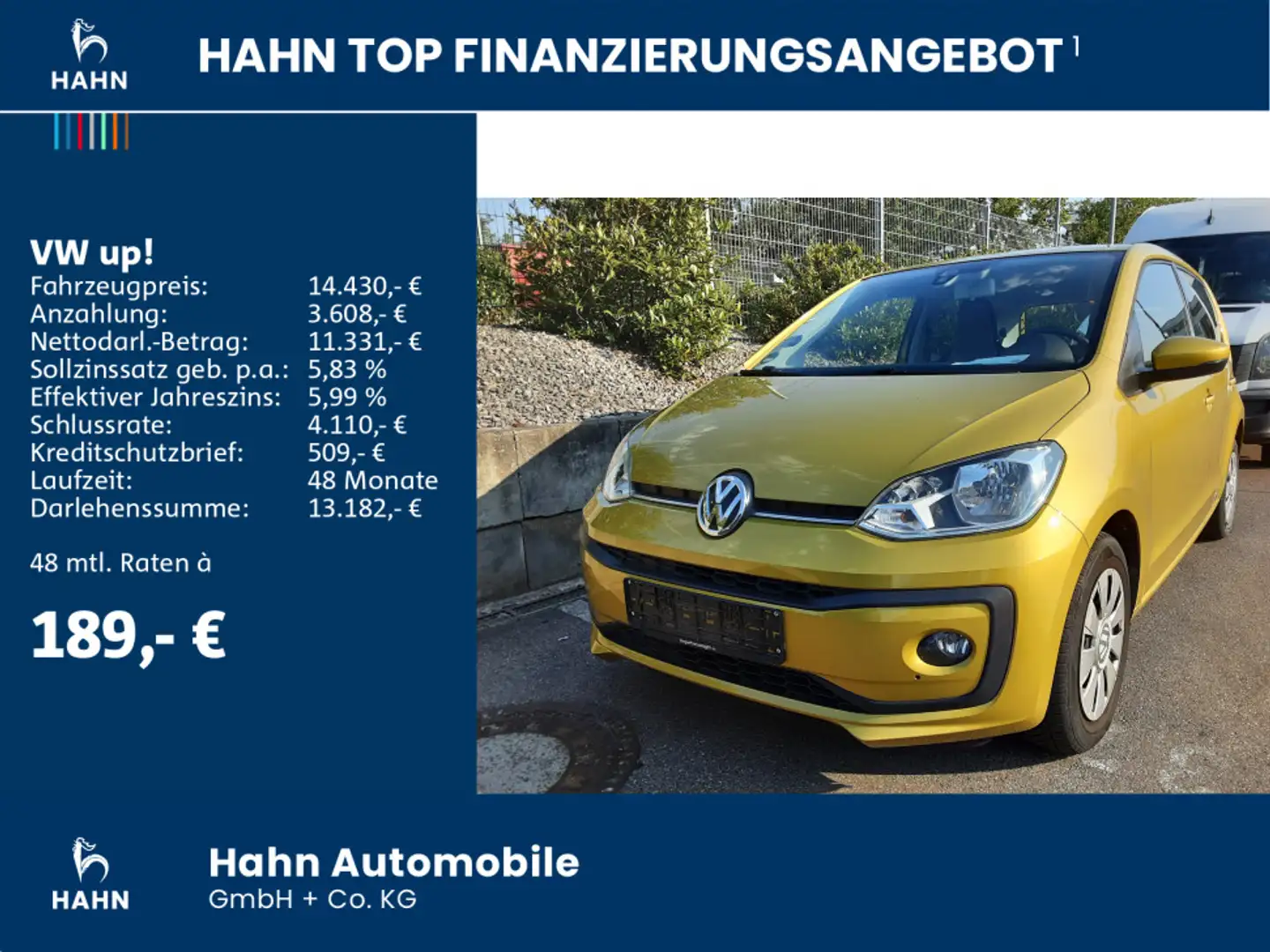 Volkswagen up! move up! 1.0 Klima PDC GRA SHZ Bluetooth Rad Gelb - 2