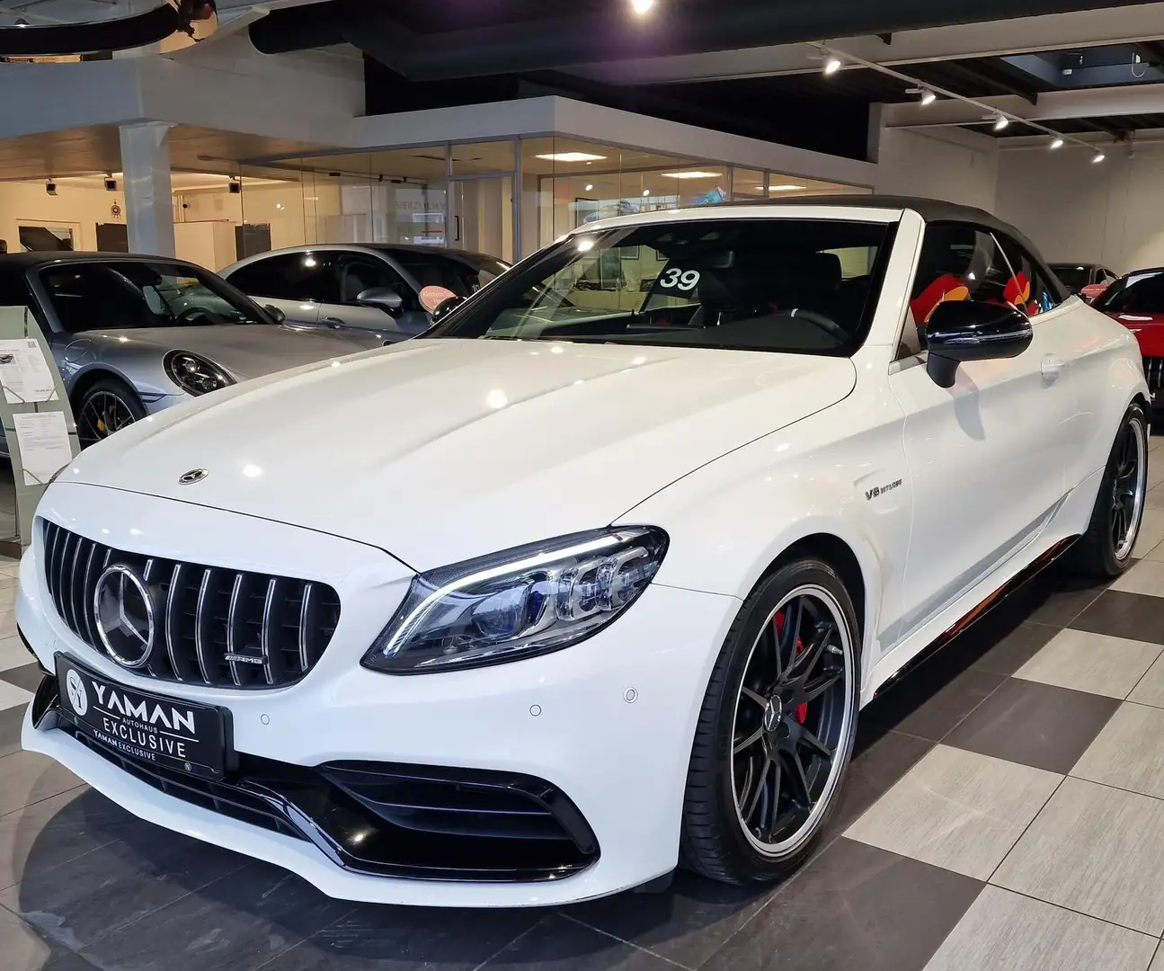 Mercedes-Benz C 63 AMG C 63 S AMG Cabrio *Burm*SAGA*Distr+*Night*RFK Weiß - 2