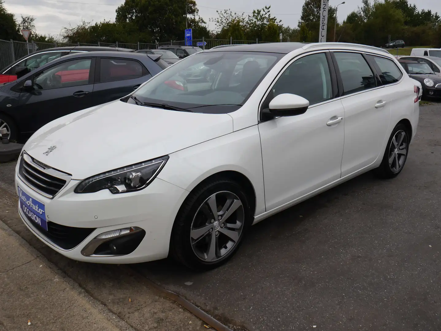 Peugeot 308 308 SW 1.6 BlueHDi *GPS*TOIT PANO* Blanc - 2