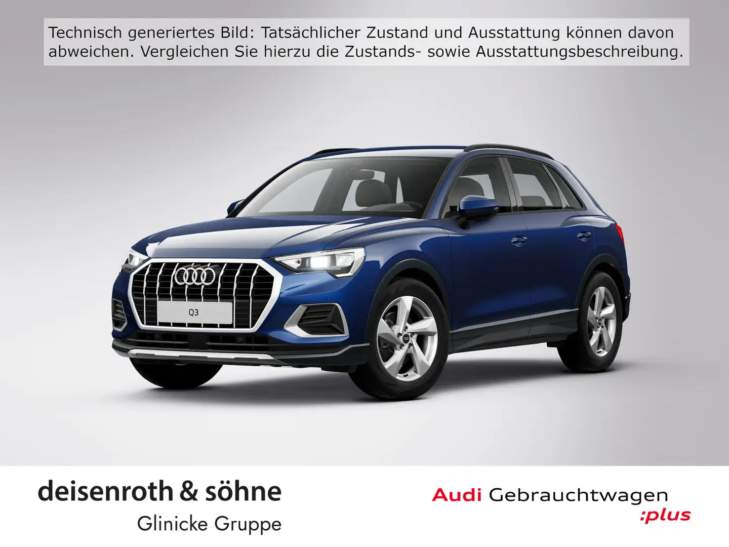 Audi Q3 advanced 35 TFSI S tr Nav/ACC/Kam/ASI/Assist Blau - 1