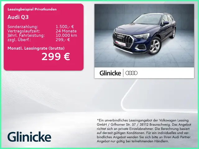 2025 Audi Q3 in Blue for sale