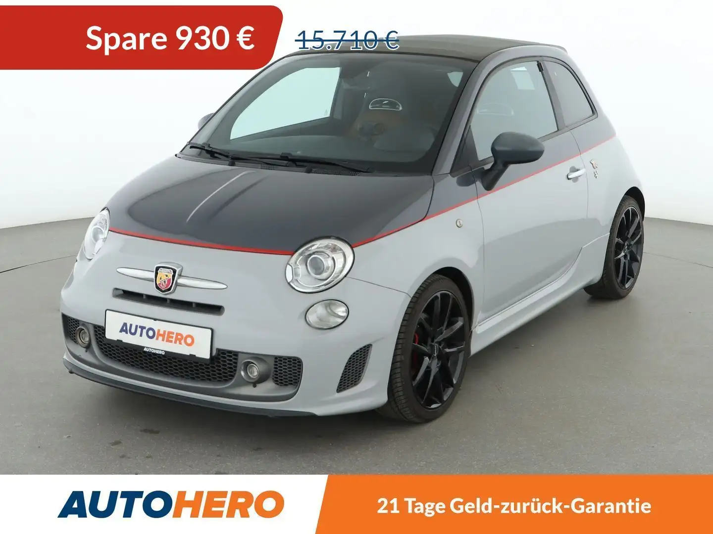 Abarth 595C 1.4 Turismo Aut.*CABRIO*XENON*PDC*KLIMA*GARANTIE* Gri - 1
