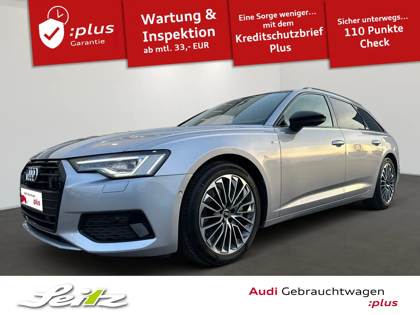 Audi A6 Avant 50 TFSI e quattro sport *AHK*PANO*MATRIX*KAM Silber - 1