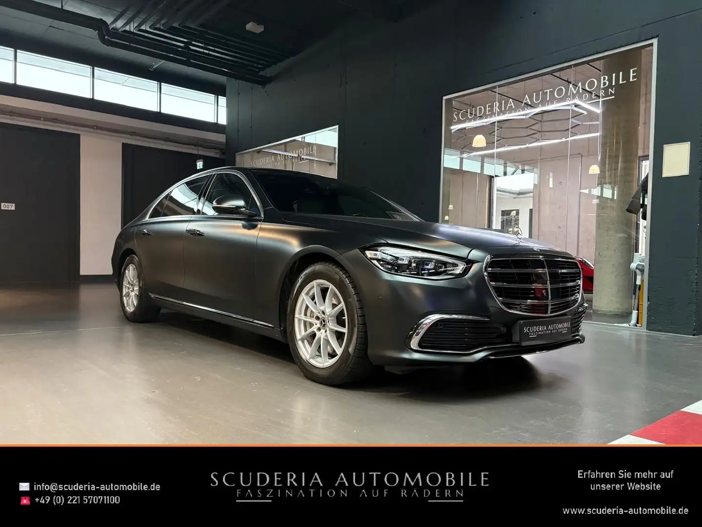 Mercedes-Benz S 450 L 4M Chauffeur Pano 360 HUD TV 8 Fach Noir - 1