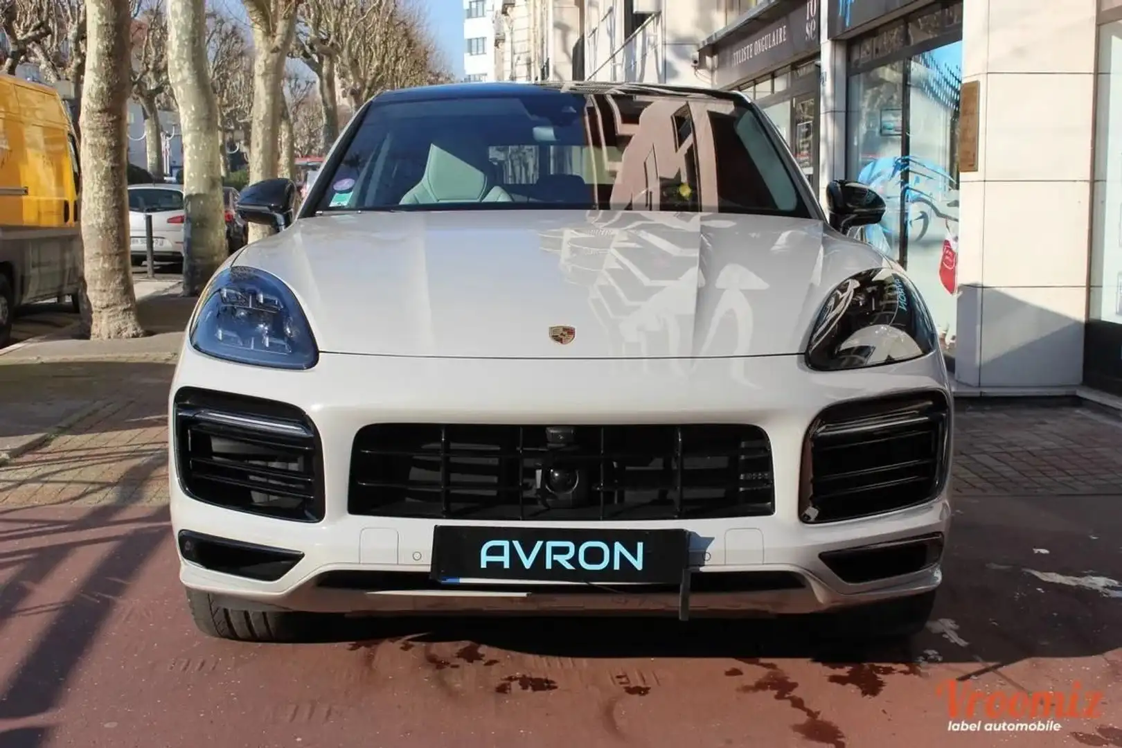 Porsche Cayenne III 462chv E-HYBRID 5Pl Gris - 2
