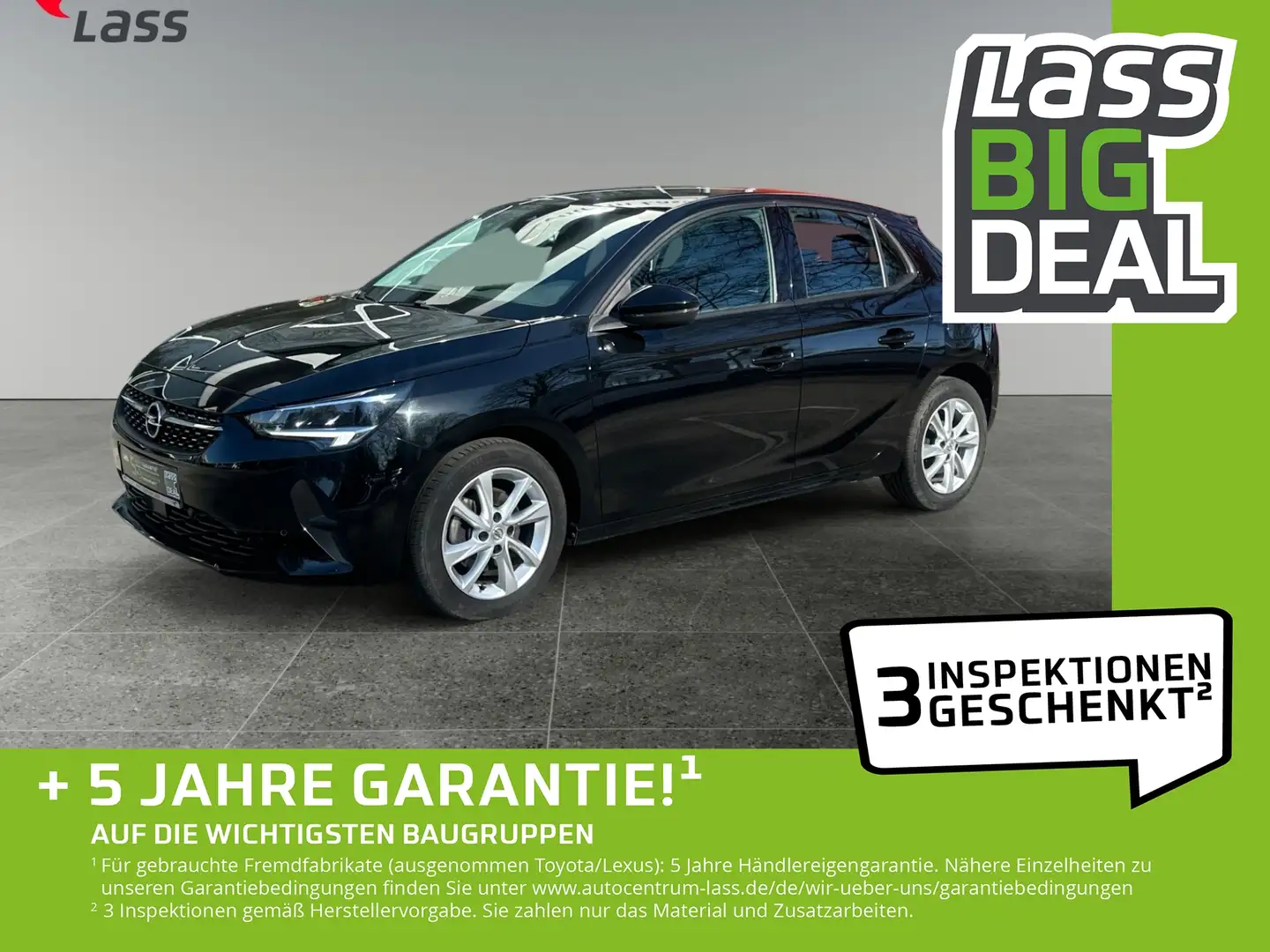 Opel Corsa F 1.2 Rückfahrkamera, Toterwinkel Zwart - 1