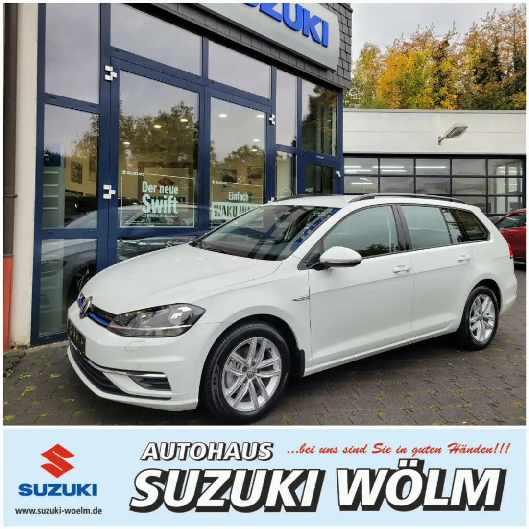 Volkswagen Golf Variant Comfortline BlueMotion TGI*Erdgas*ACC*Sitzh. Weiß - 1