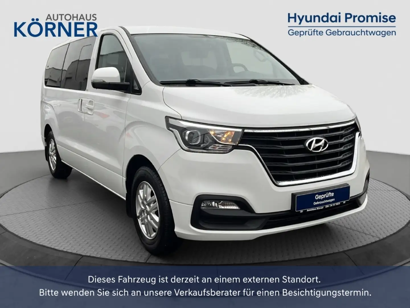 Hyundai H-1 TREND 2.5 CRDi *NAVI*CAM*AHK*SITZHZG* Weiß - 1
