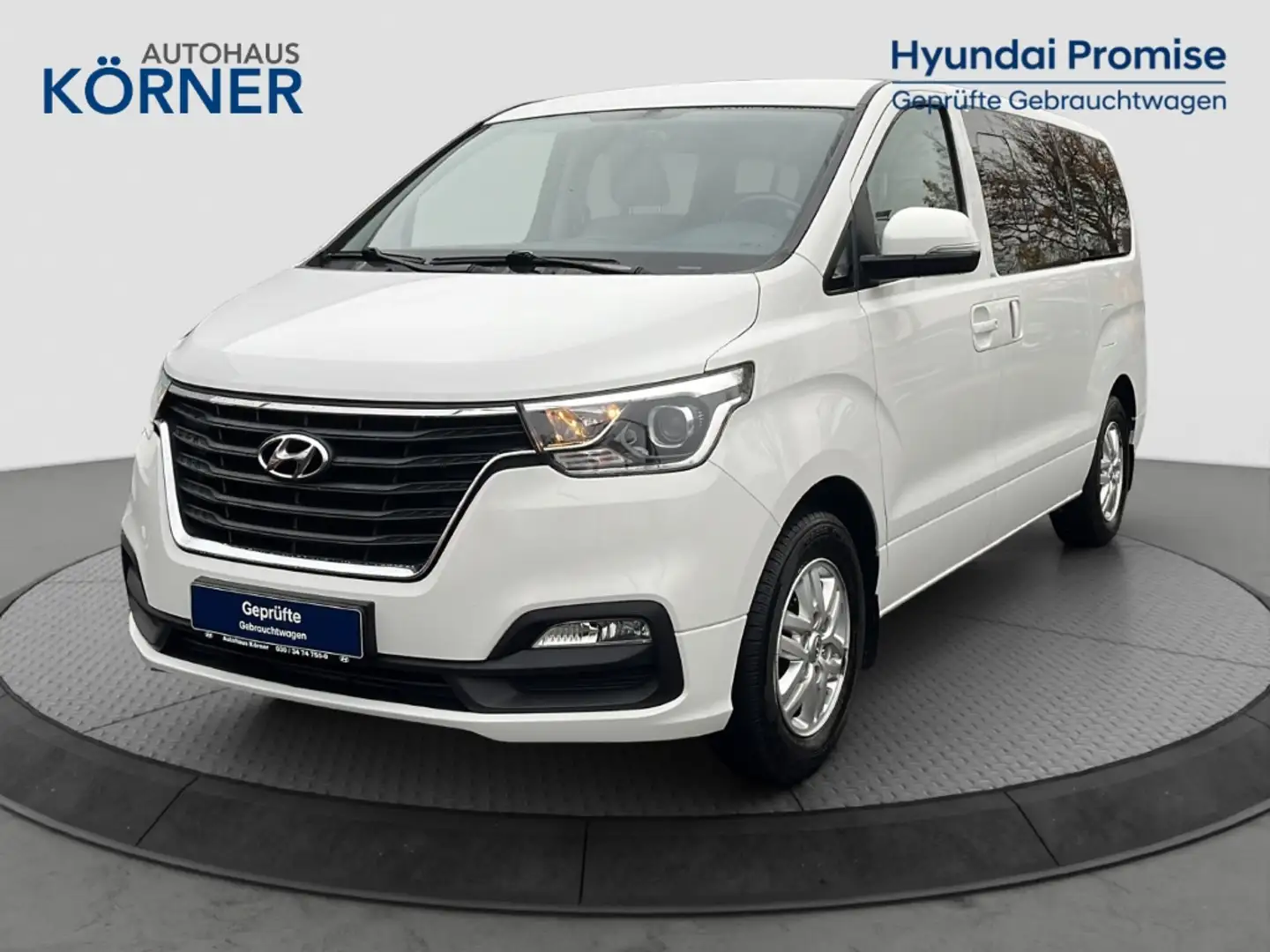 Hyundai H-1 TREND 2.5 CRDi *NAVI*CAM*AHK*SITZHZG* Blanc - 2