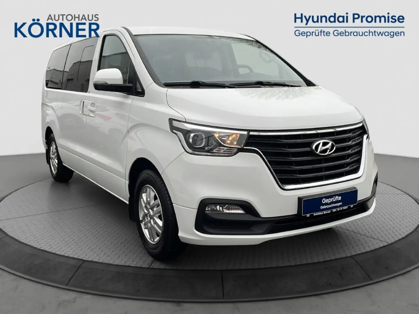 Hyundai H-1 TREND 2.5 CRDi *NAVI*CAM*AHK*SITZHZG* Blanc - 1