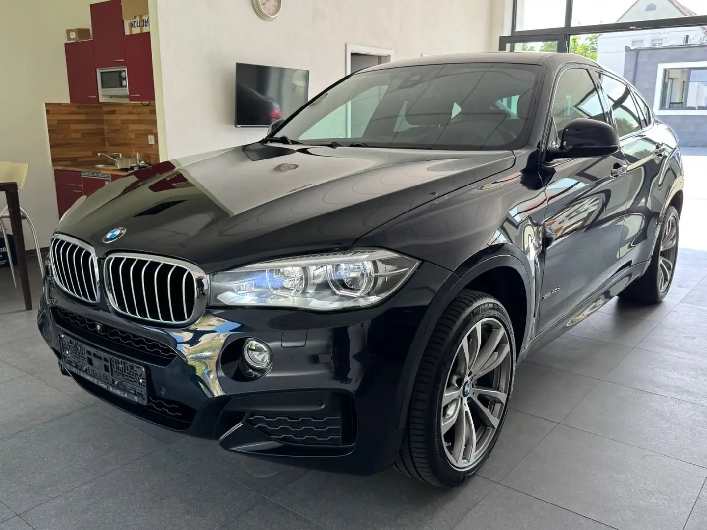 BMW X6 xDrive 40 d-M Sport-HeadUp-SoftClose-360°-LED Schwarz - 1