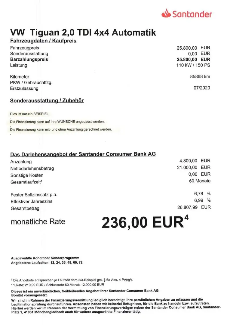 Volkswagen Tiguan 2,0 TDI 4Motion AUT/NAV/KAM/SHZ/ACC Grau - 2