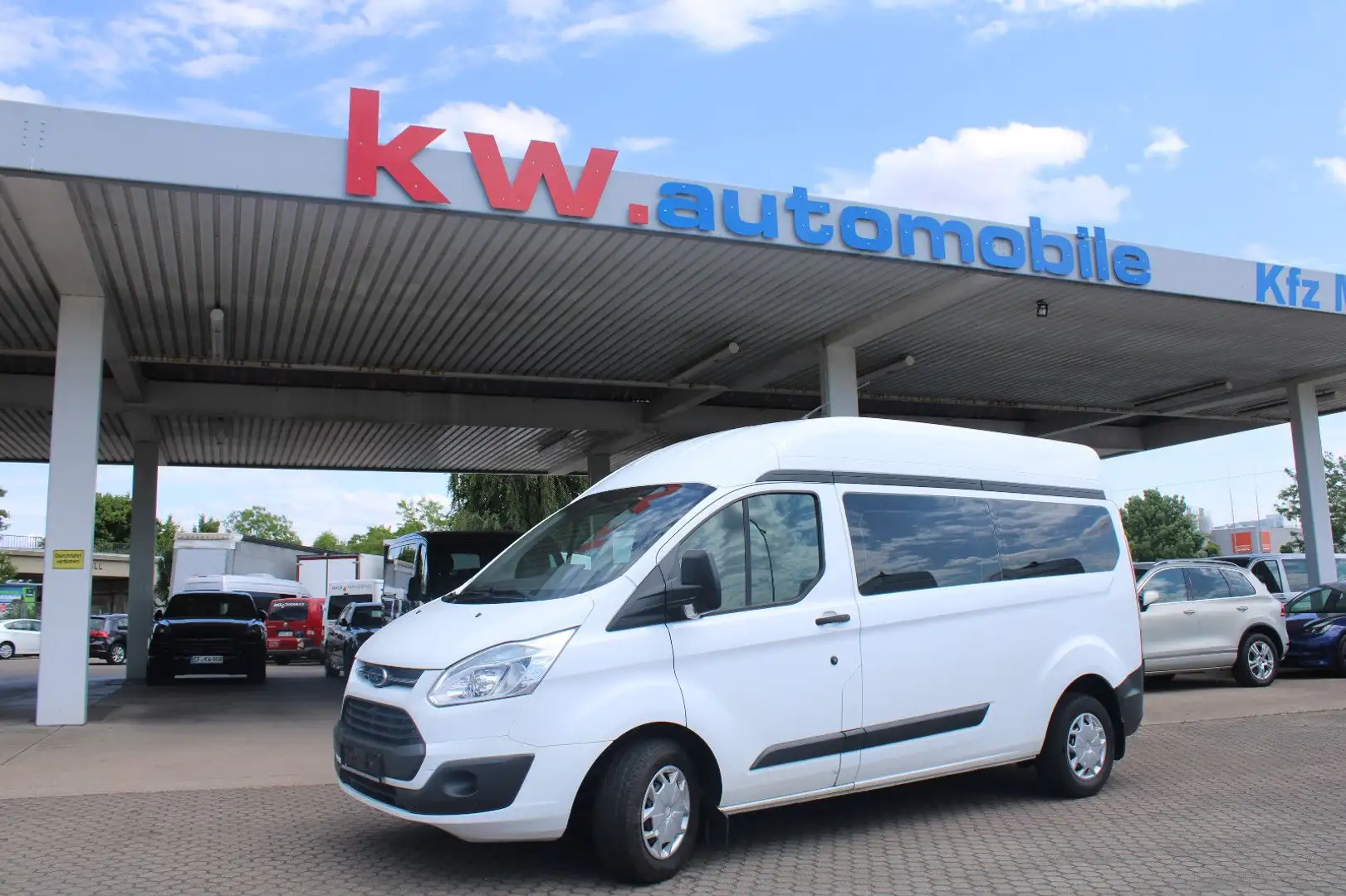 Ford Tourneo Custom 2,2 CDTI L2H2,Klima,Tempomat,PDC Weiß - 1