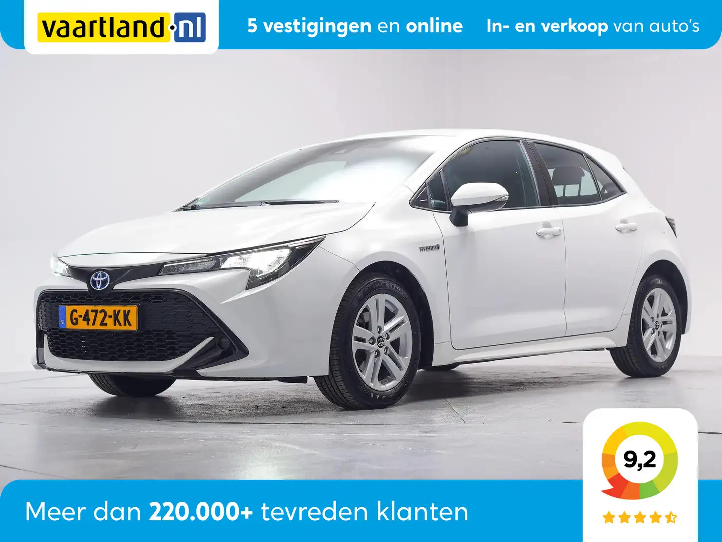 Toyota Corolla 1.8 Hybrid Active 5-drs [ Navi Adapt.cruise Camera Weiß - 1
