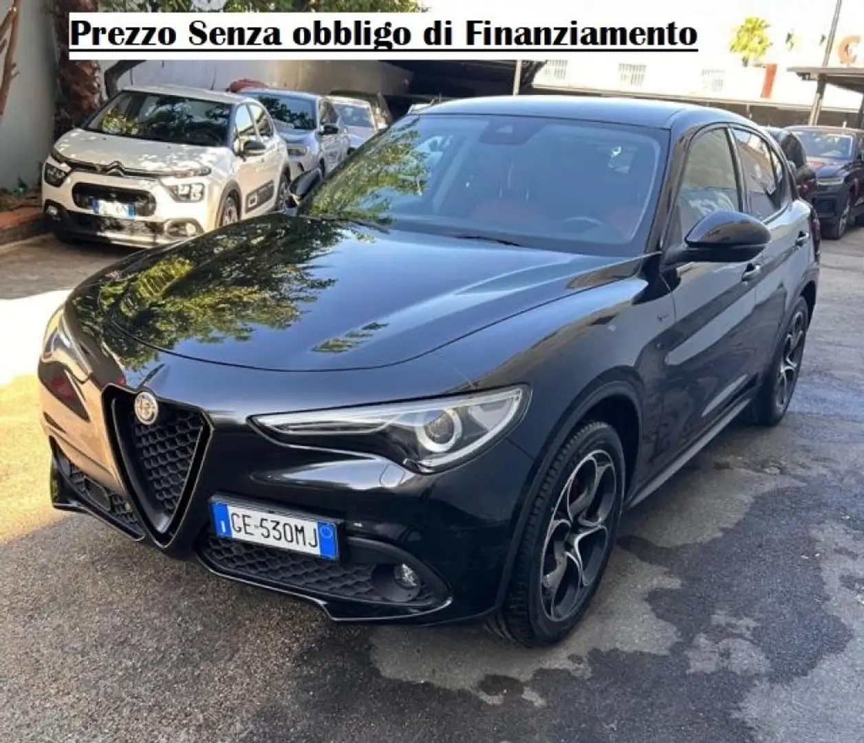 Alfa Romeo Stelvio 2.2 Turbodiesel 190 CV AT8 Q4 Sprint - 25.000 km! Schwarz - 1